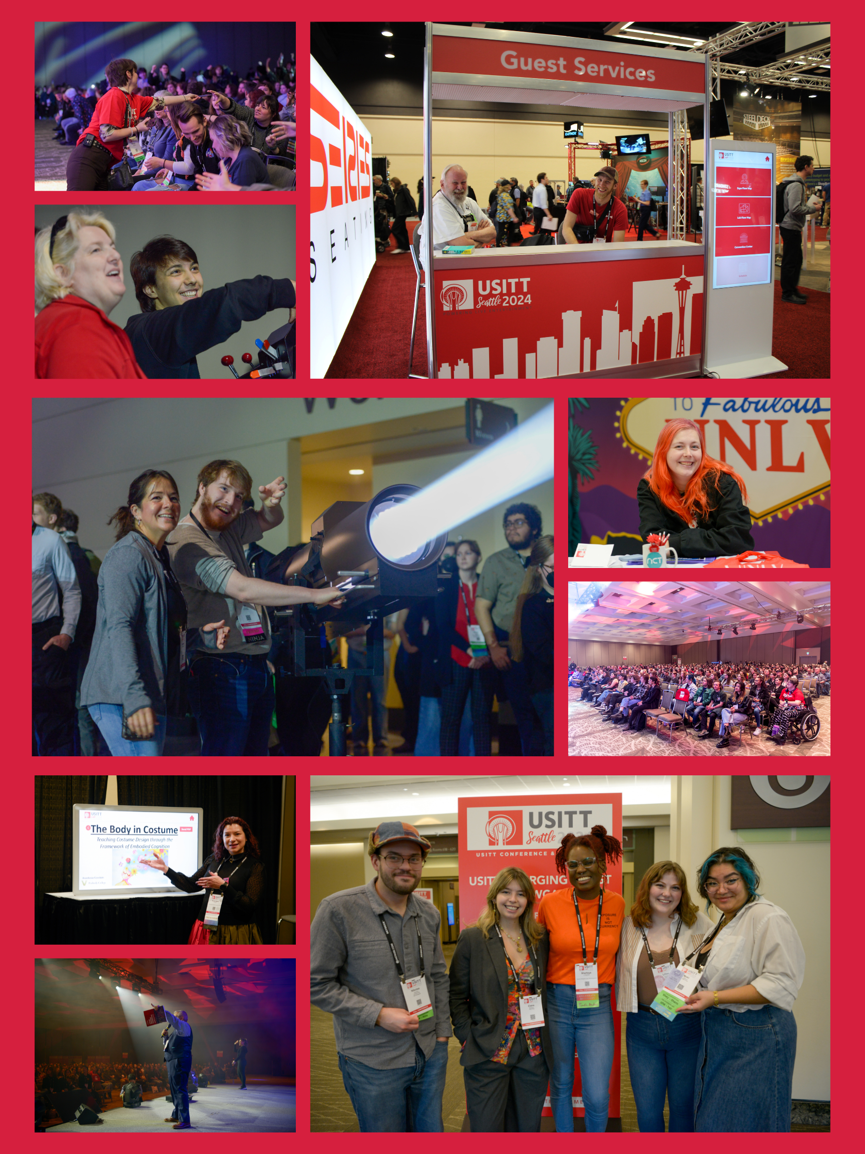 Collage of USITT24 1