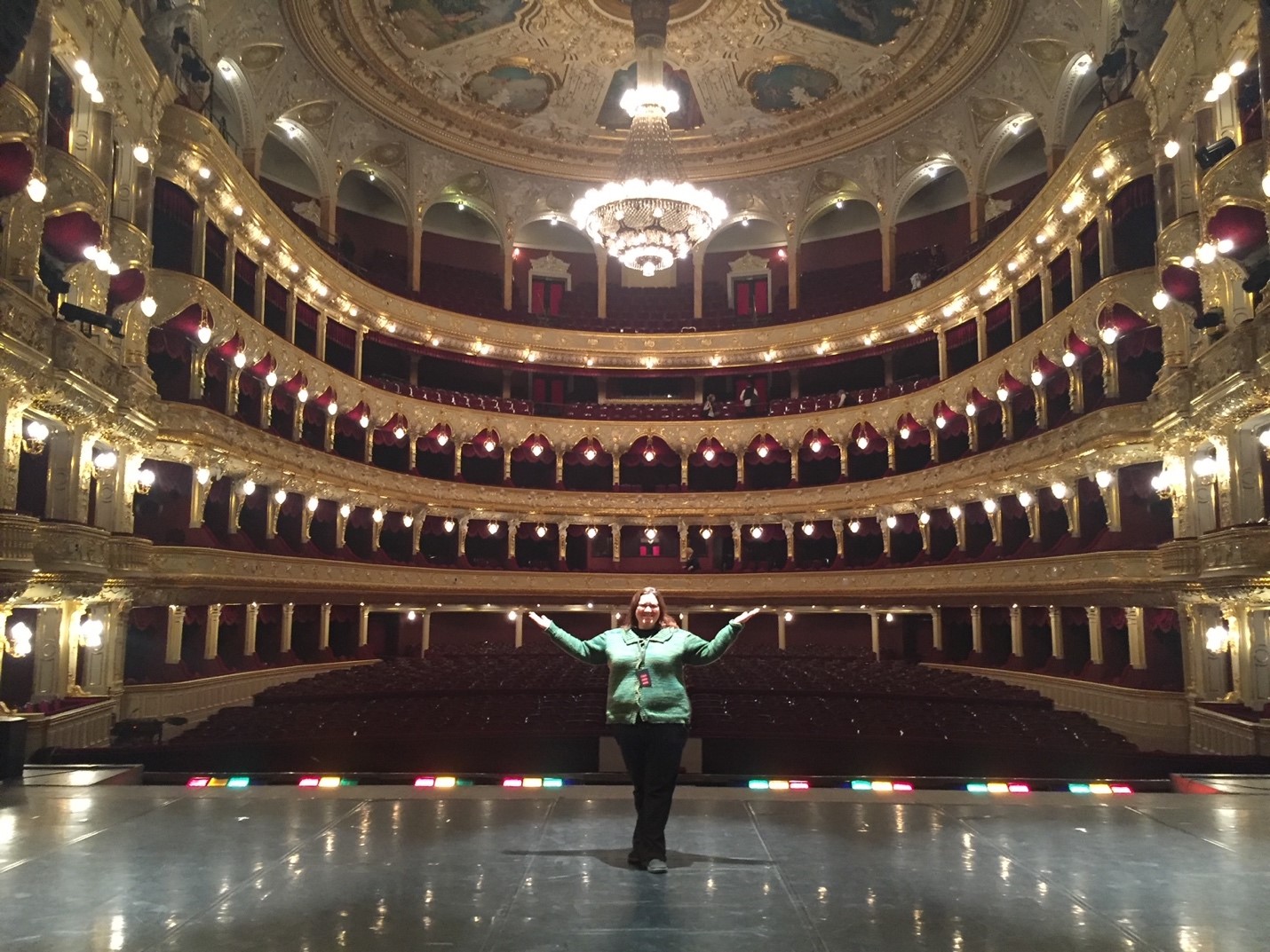 The Opera and Ballet Theatre in Odessa, Ukraine was pretty special, and was the “home theater” of Tchaicovsky.