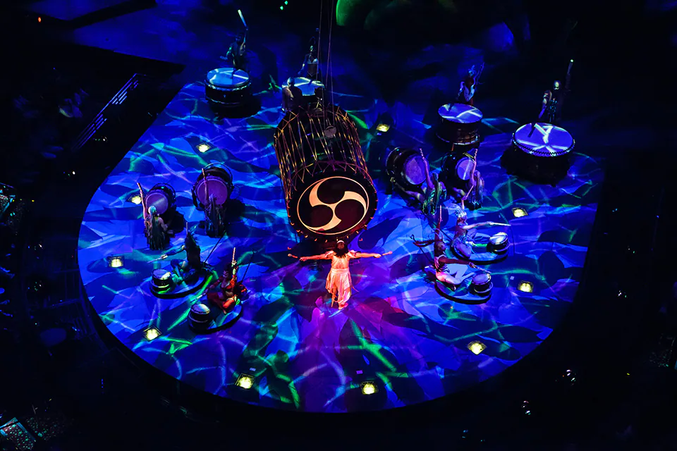 A scene from Mystère at Treasure Island in Las Vegas, NV