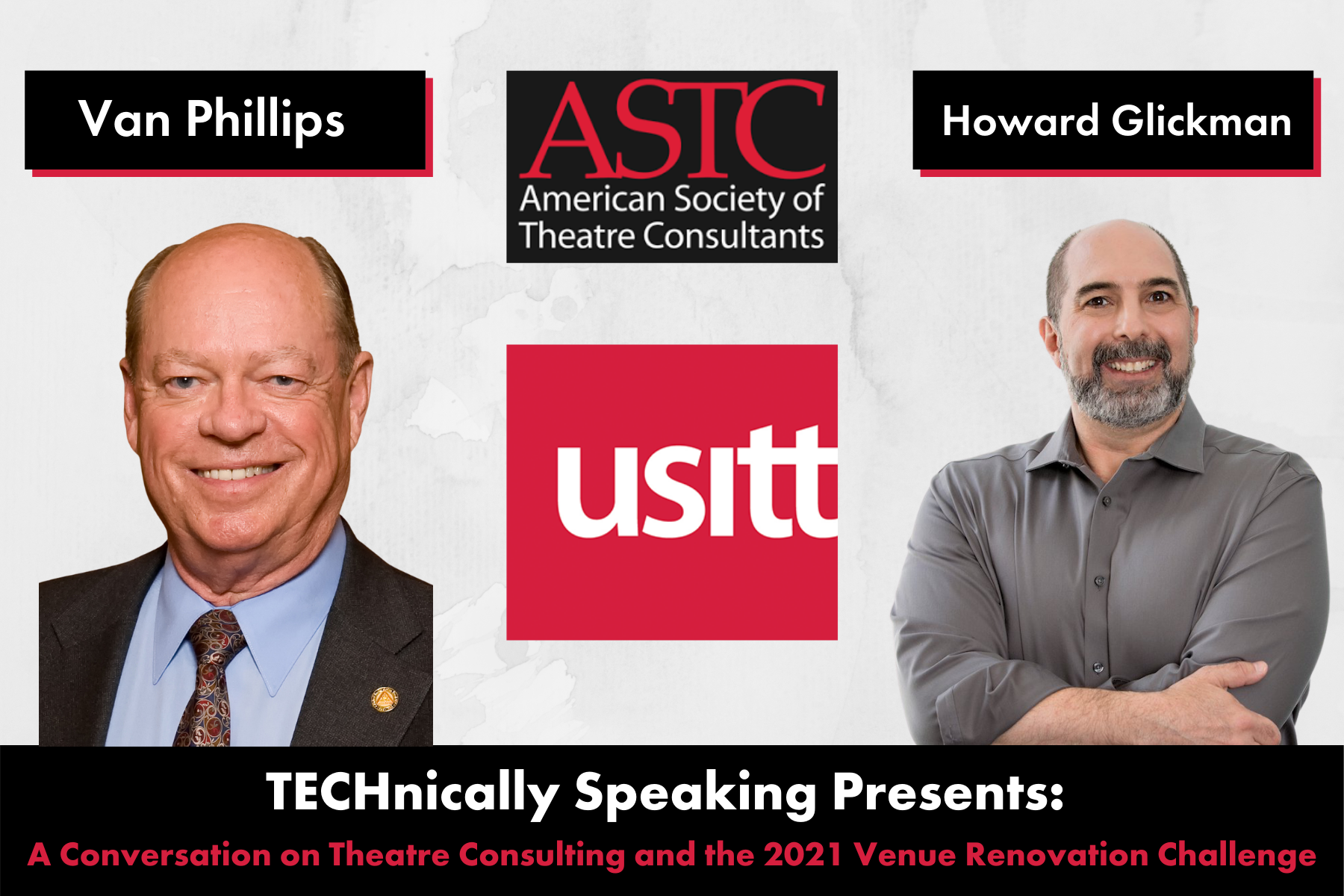 ASTC USITT Van and Howard Technically Speaking Graphic