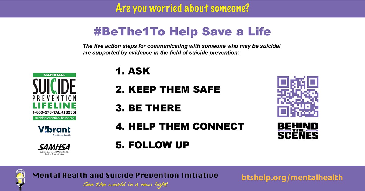 Behind the Scenes Suicide Prevention
