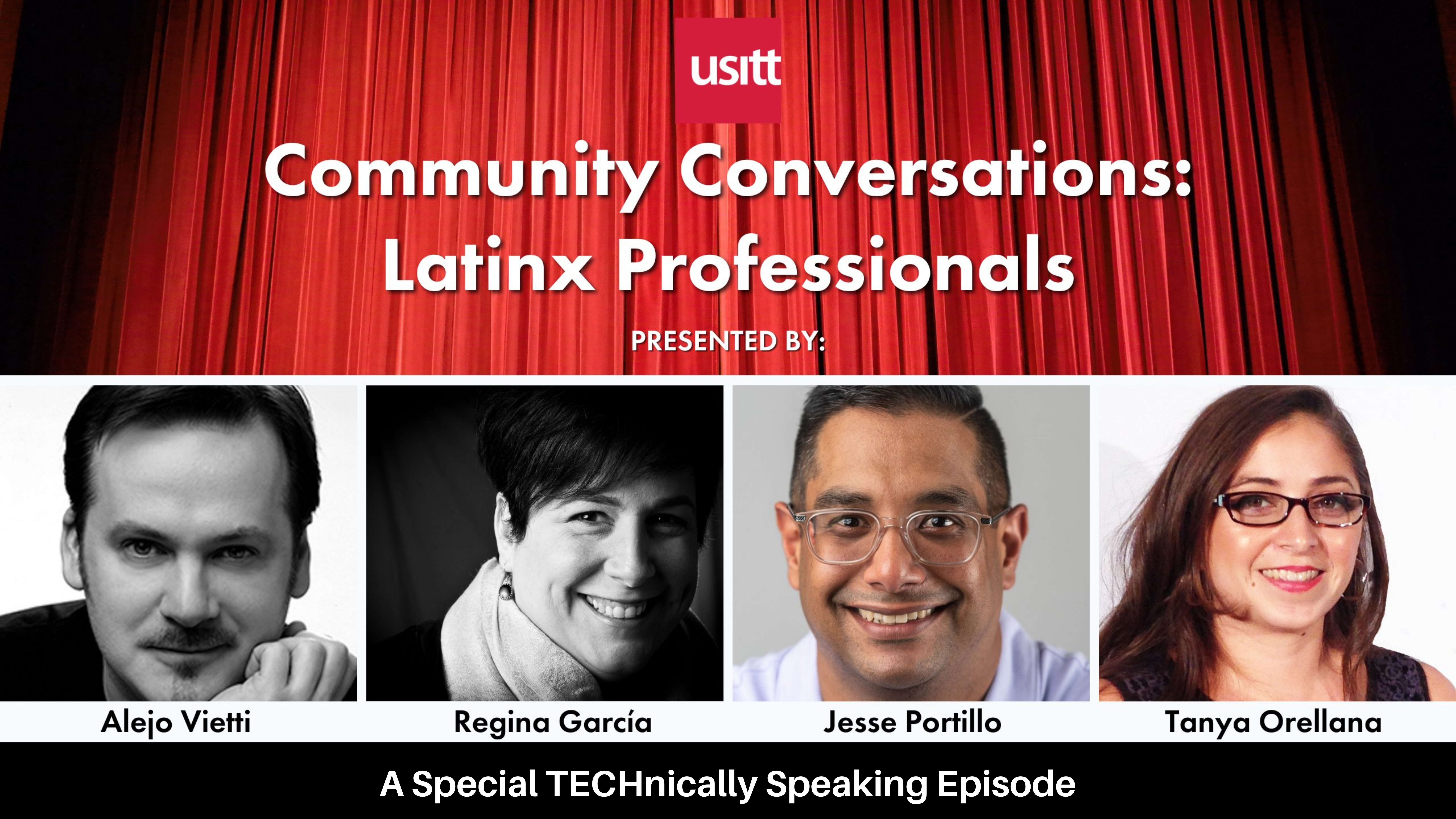 Community Conversations Latinx Professionals Podcast Graphic