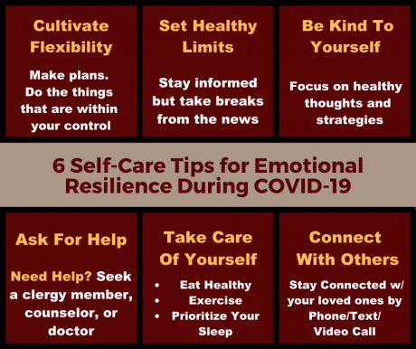 IATSE and BTS Mental Health Self-Care Chart