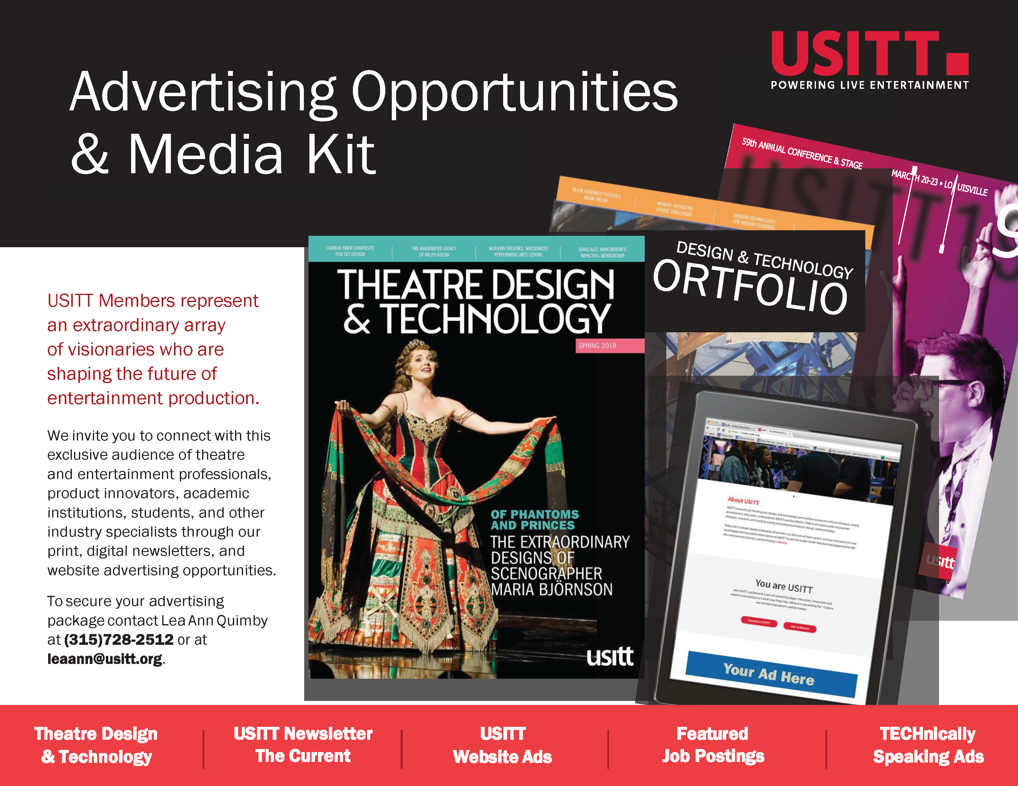 USITT Advertising & Media Kit 2025 Promo Image