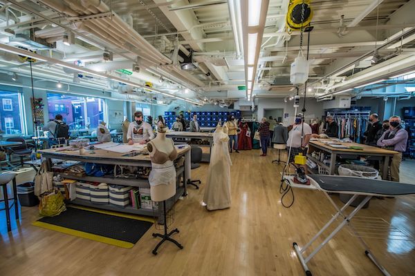 a costume studio as part of one of the theatre tours in Baltimore