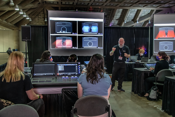 people participating in a hands on lab