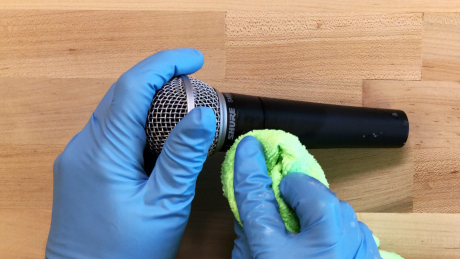 Shure microphones updated cleaning