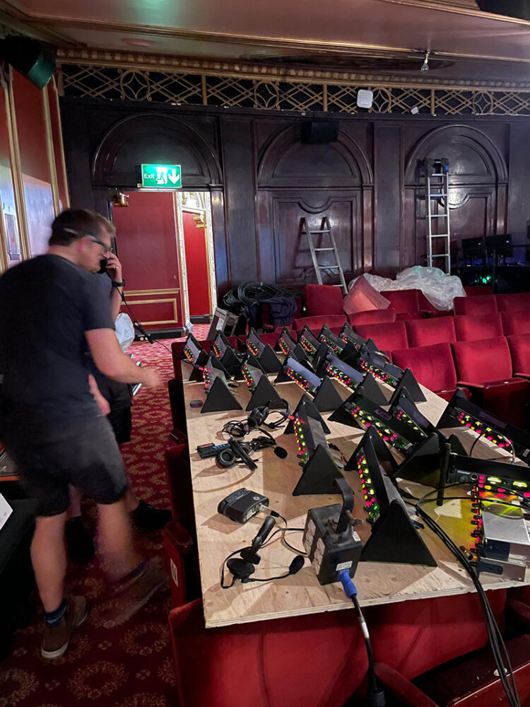 Stage Sound working with Clear Com products