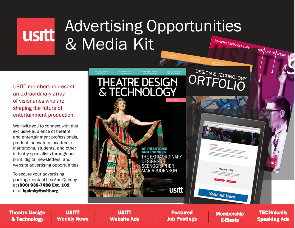 USITT Advertising & Media Kit 2024 Promo Image