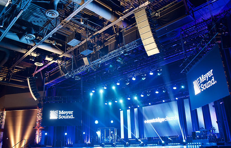 Stage at Eastridge Church.