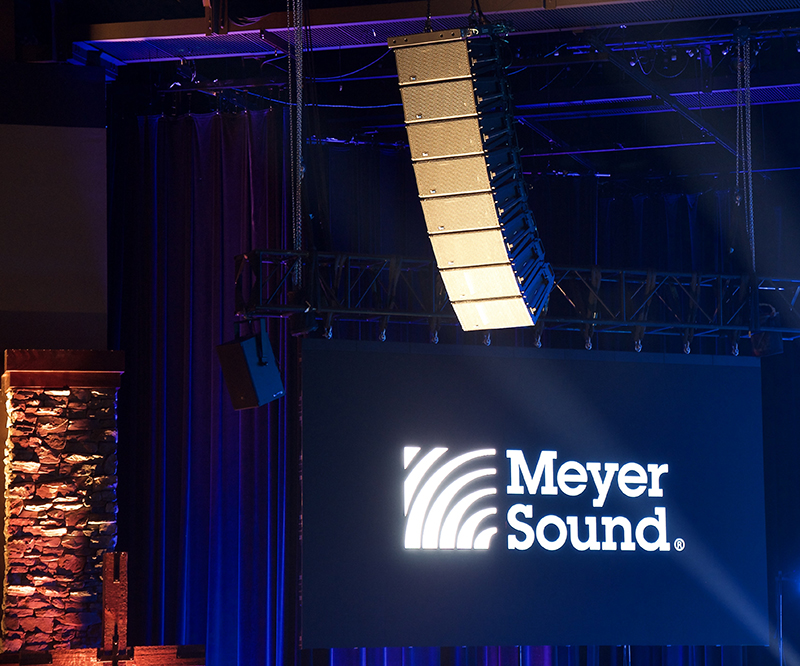 Stage at Eastridge Church.