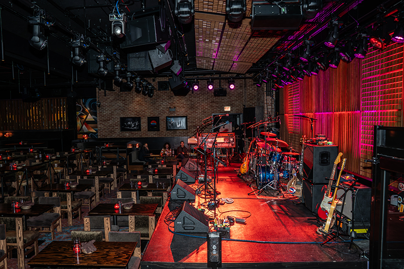 Stage at Garcias Chicago.