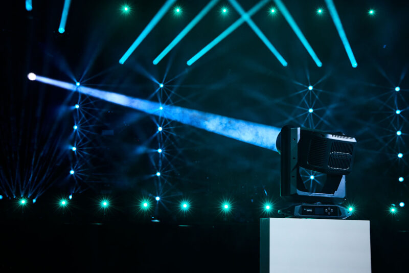 the ORON® H2 IP65 Hybrid Moving Head with Phosphor-Laser Engine