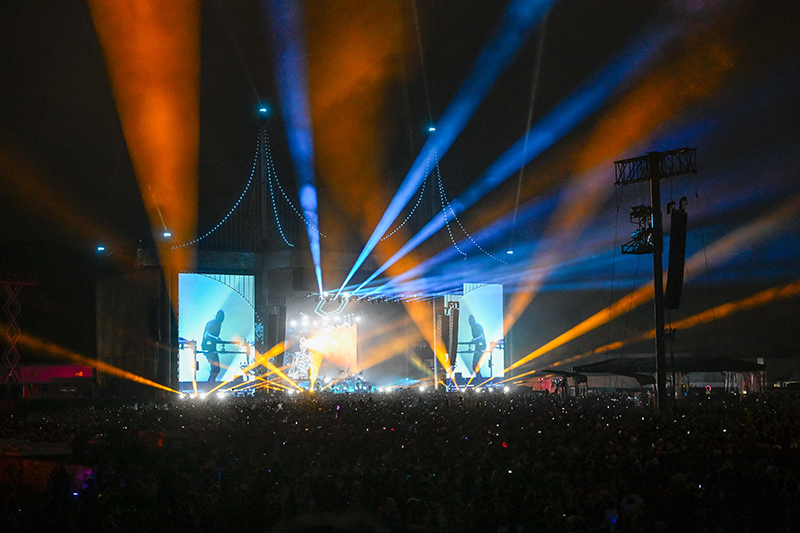 The Lands End main stage at the 2023 Outside Lands Festival. Photo by Steve Jennings