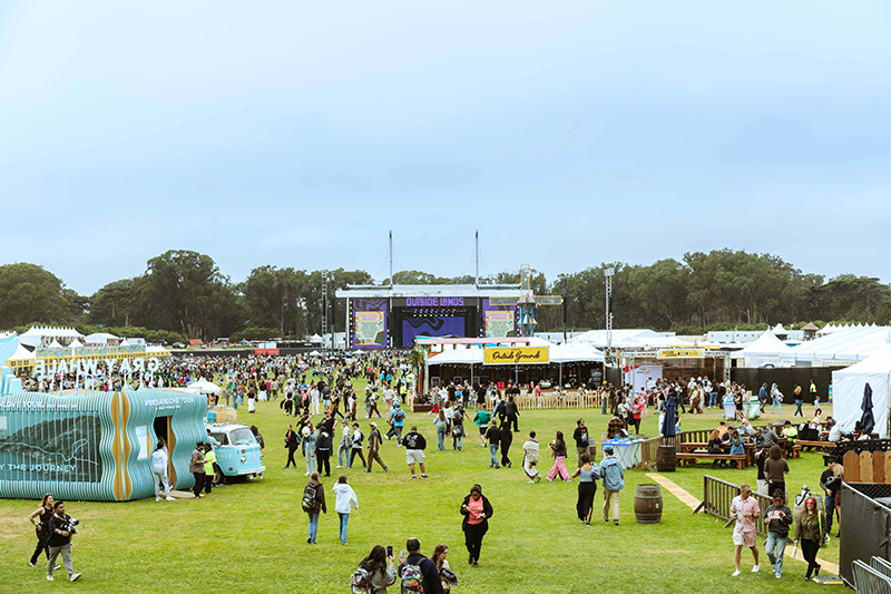 The Lands End main stage at the 2023 Outside Lands Festival