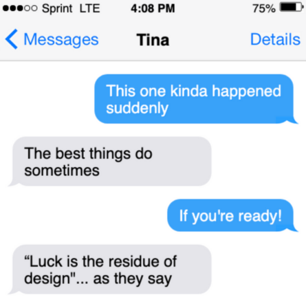Text Message Thread